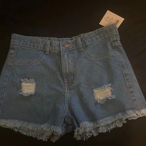 High waisted shorts